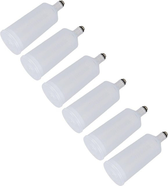 Koogeelife Airbrush Leerer Tiegel, 6 Stück, 40 ml, Weiß, Gesicht - Bild 1
