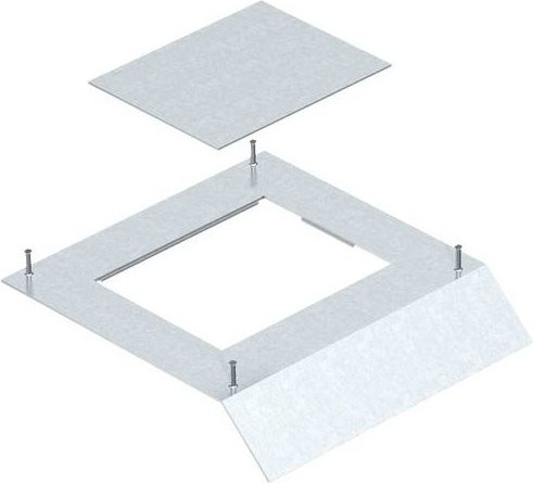 OBO Bettermann AIKF DG6 35075 Blinddeckel aus Aluminium in Silber - Bild 1
