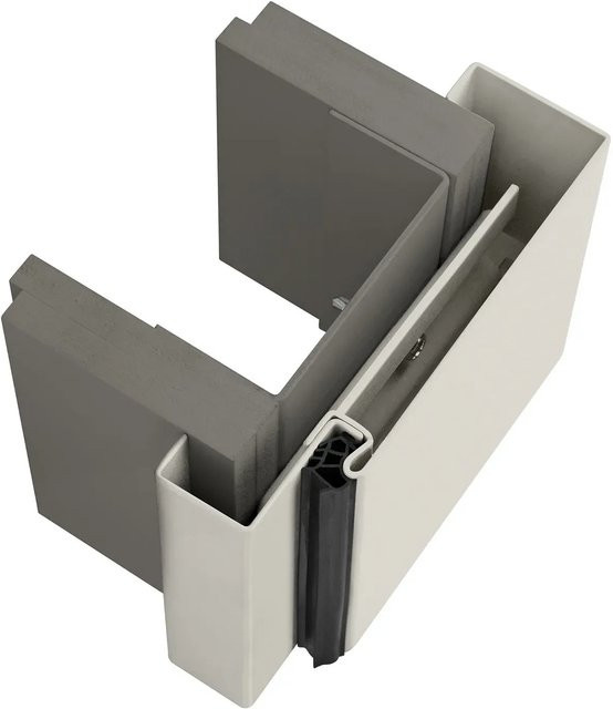 EcoStar Umfassungszarge MW 150 Lichtgrau B: 75 cm, H: 200 cm - Bild 1