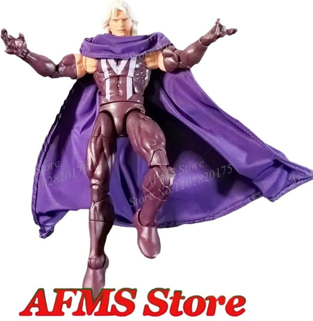 Hot Toys X-Men Marvel Magneto Action Figure, 1/12 Scale, mit Umhang - Bild 1