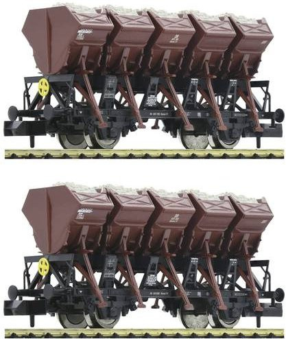 Fleischmann 6660060 N 2er-Set Muldenkippwagen der DB - Bild 1