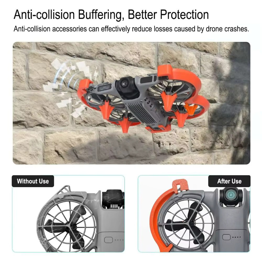 DJI NEO 2 Propellerschutz in Schwarz mit Schnellverschluss und Anti-Kollisions-Funktion - Bild 5