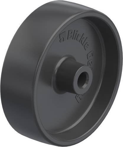Blickle Kunststoff-Rad 105411 POA 75/8G in Schwarz mit 75 mm Durchmesser und 100 kg Tragfähigkeit - Bild 1