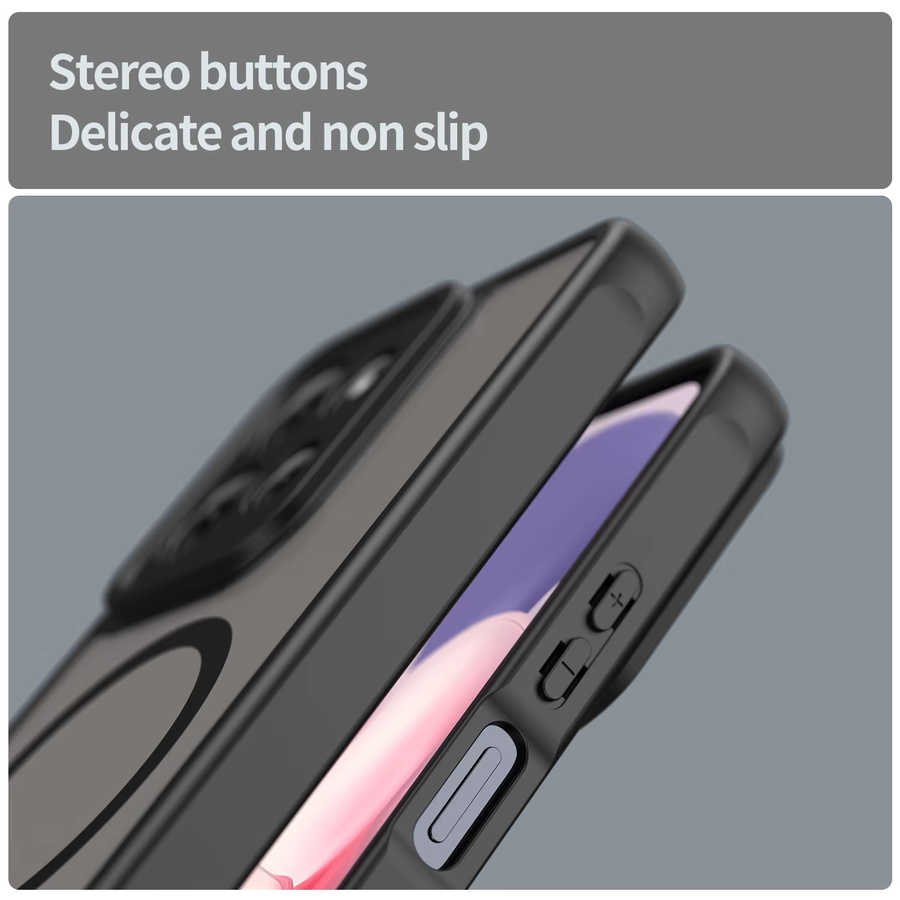 Magnetische Schutzhülle für Motorola Moto G Stylus 5G mit MagSafe Unterstützung, Transparent Schwarz - Bild 5