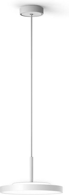 Serien Lighting Slice² PI Suspension L LED-Pendelleuchte in Weiß mit Textilkabelabhängung, dimmbar und warmweißem Licht (3000K) - Bild 1