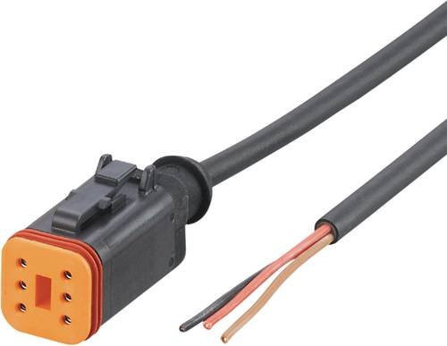 Ifm Electronic Anschlussleitung E12544 mit 6 Polen und Buchse, gerade, 2 m - Bild 1
