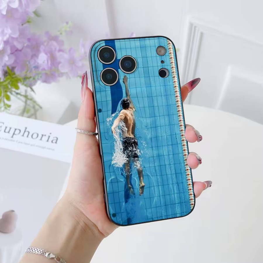Wasserdichte Handyhülle aus schwarzem Silikon für Apple iPhone 17, 16, 15, 14, 13, 12, 11 Pro Max Plus Air Mini - Bild 2