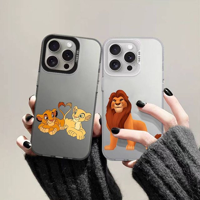 L-Lion K-King Stoßfeste Handyhülle für iPhone 11 bis iPhone 17 Pro Max Plus in Transparent - Bild 1
