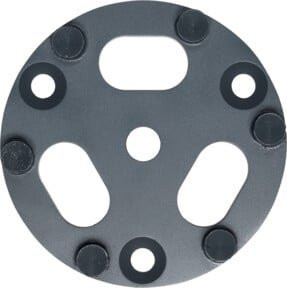 Roll PKD-Schleifscheibe R6 für Beton, Durchmesser: 160 mm, grau - Bild 1