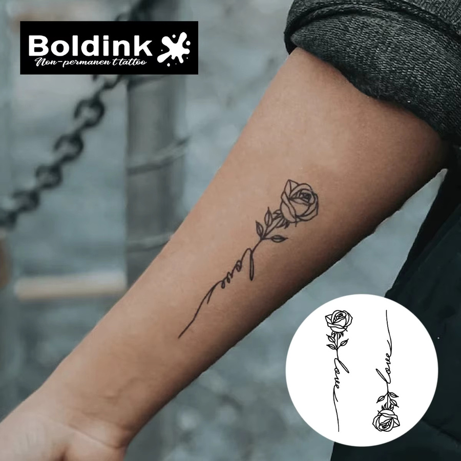 Boldink Temporäres Tattoo, wasserfest, semi-permanent, hält bis 15 Tage - Bild 2