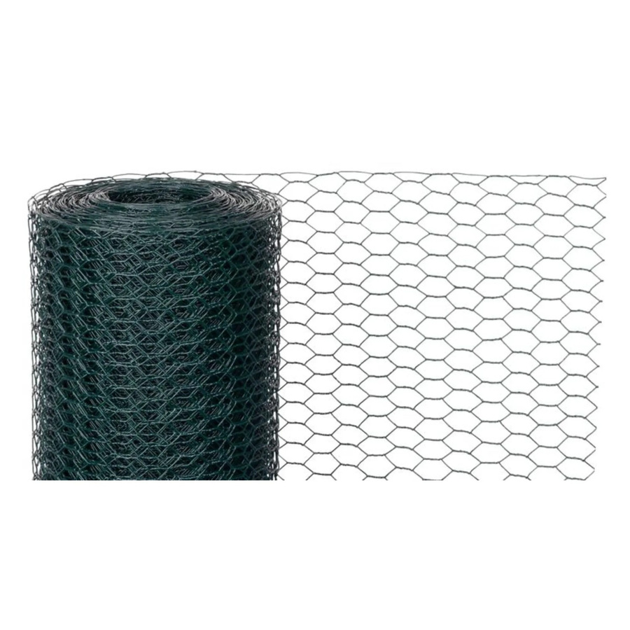 PROREGAL Maschendrahtzaun KEEPY Sechseckgeflecht in Grün, PVC-beschichtet, H: 1 m, L: 5 m, Maschenweite: 20 mm, Drahtstärke: 0,9 mm - Bild 2
