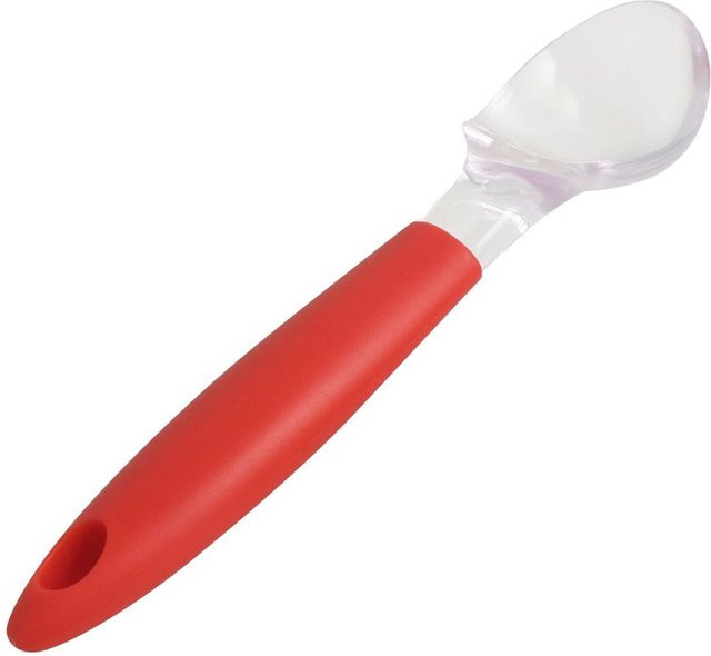 Fackelmann Eisportionierer aus Kunststoff, Rot, Länge: 19 cm - Bild 1