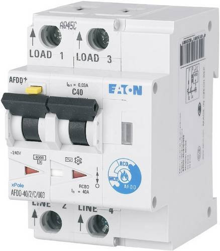 Eaton Brandschutzschalter RCBO 2-polig 40A 0,03A 230V/AC Weiß - Bild 1