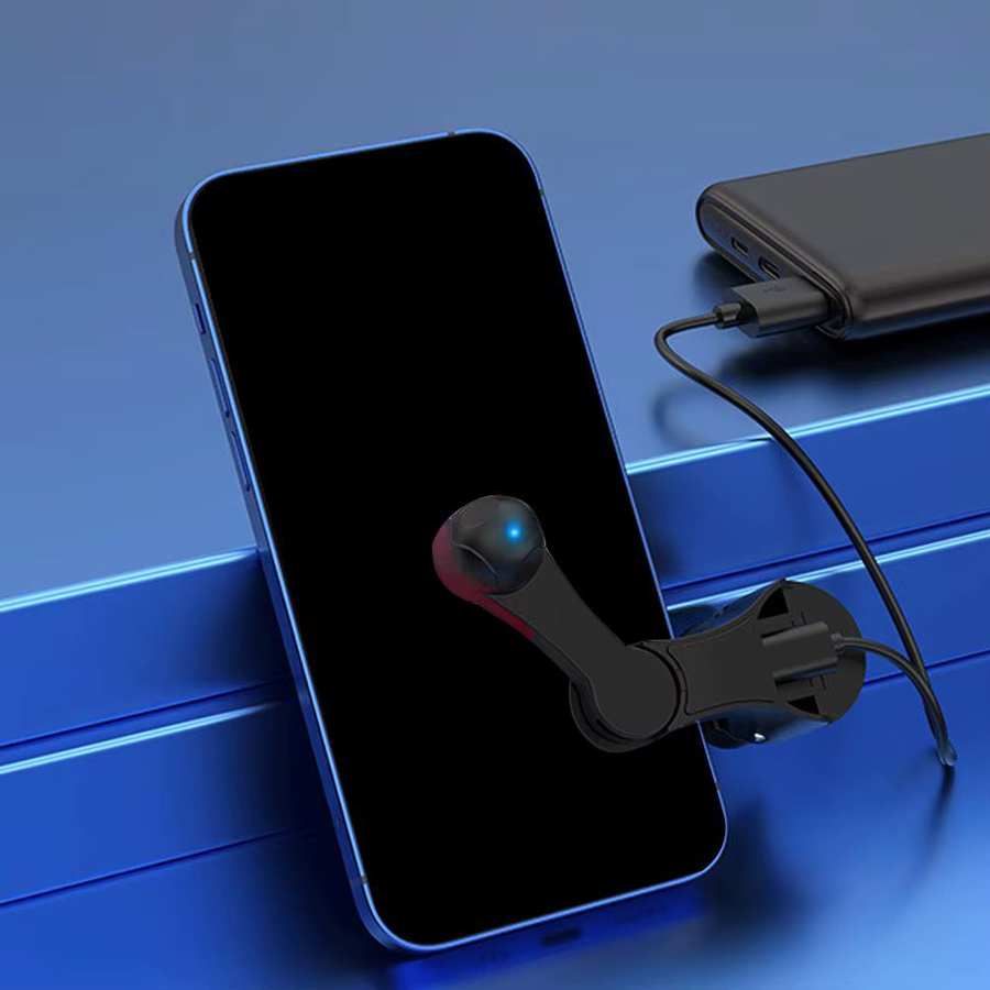 Automatisches Bildschirmklicker-Gerät von Mrgabwte für Smartphones mit Handyhalterung in Pink oder Schwarz - Bild 2