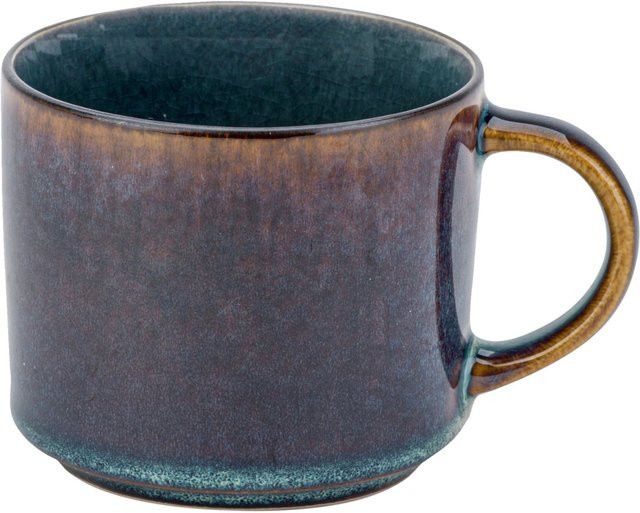 Cosy & Trendy Kaffeetasse Quintana aus Keramik, 6er Pack, Blau, 220 ml, Durchmesser: 8 cm, Höhe: 6,7 cm - Bild 1