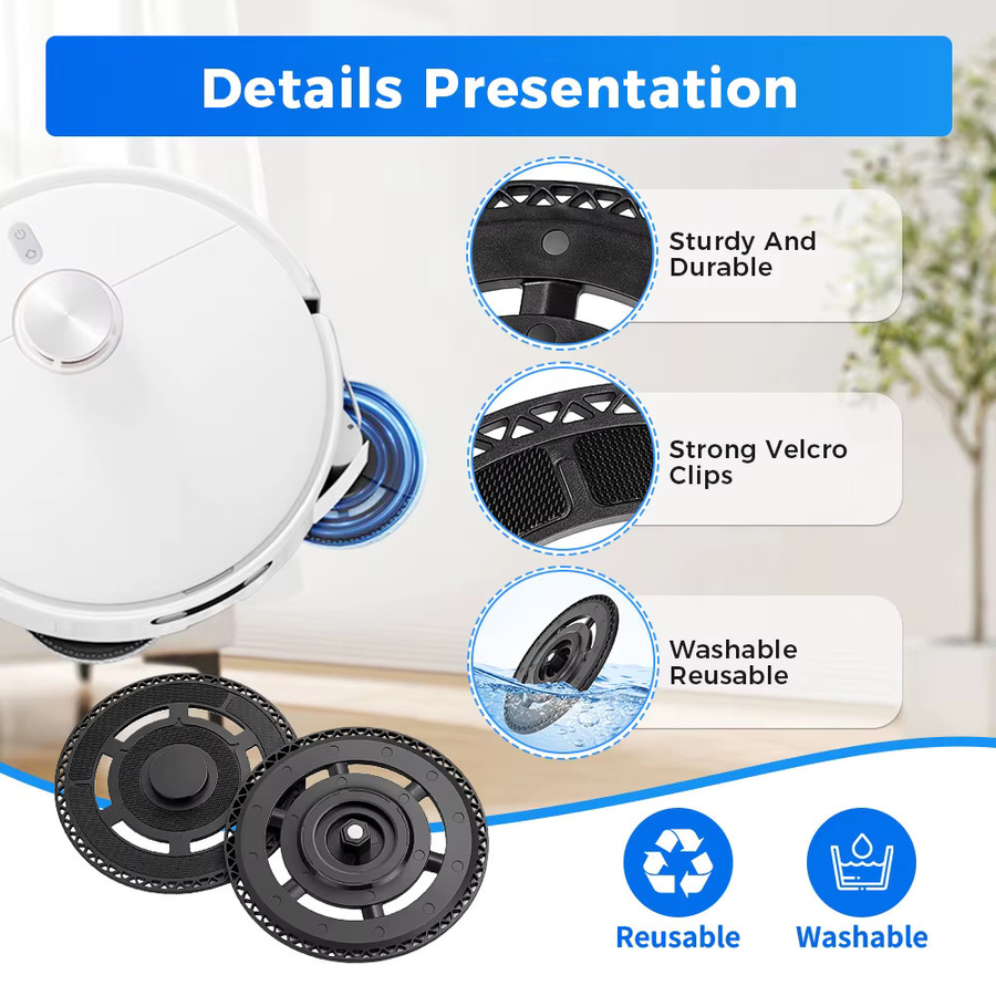Xiaomi Robot Vacuum Mop 5C Mopphalterung und Mopppads Zubehör-Set - Bild 3