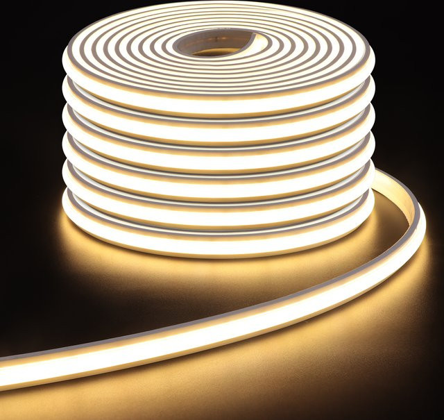 MALITAI COB-LED-Neonlichtstreifen in Weiß, 24 V, wasserdichter selbstklebender LED-Lichtstreifen aus Silikon - Bild 1