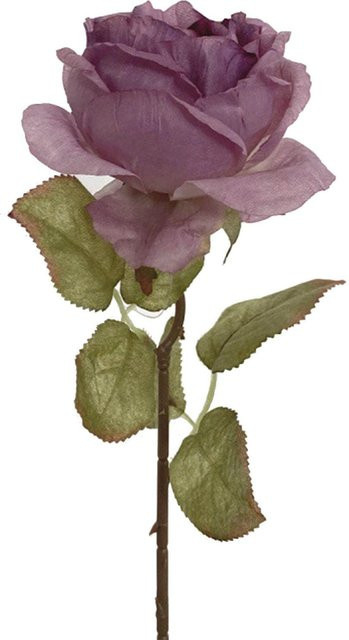 TOMTOP JMS Künstliche Rose in Lila als florale Tischdekoration für Hochzeit und Schlafzimmer - Bild 1