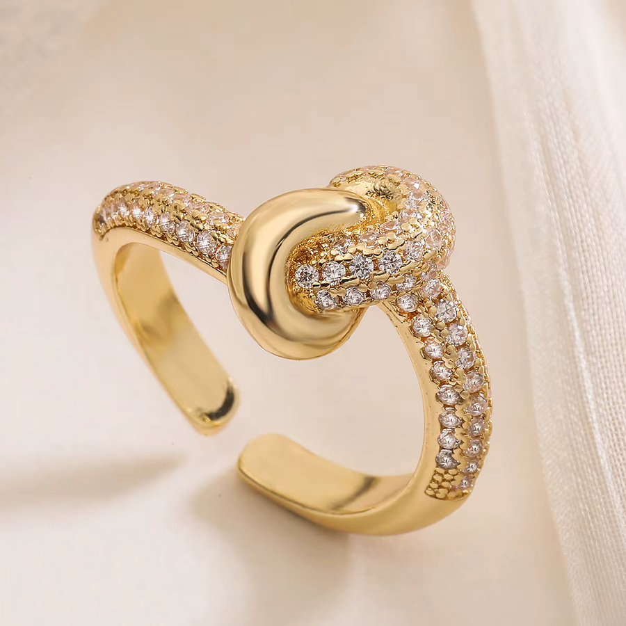 NEWBUY Ring, Gold, Zirkonia, Damen - Bild 1