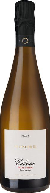 Rings-Brüder Sekt Calcaire Blanc et Noirs, Spätburgunder & Chardonnay, Pfalz, 2020, Brut Nature, 12,0 %, 0,75 l - Bild 1