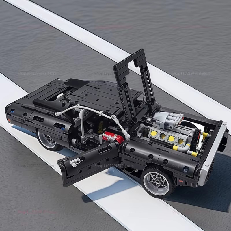iosn Technik-Rennwagen-Bausteinset, 1077 Teile - Bild 4