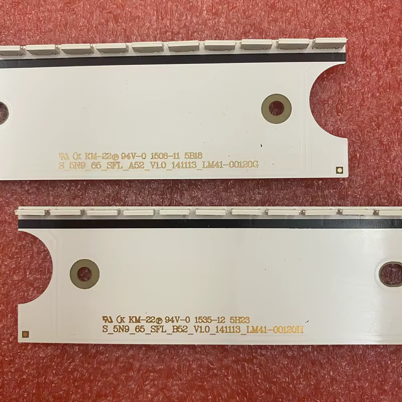 LED Streifen für Samsung TV Modelle UE65JS9500T UN65JS8500F UN65JS850DF UN65JS9000F UN65JS9000G UN65JS8500G UN65JS8500H Ersatzteile BN96-34776A 34777A Farbe Weiß - Bild 4