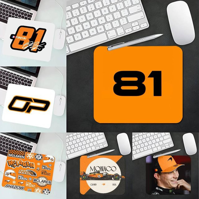Mesuca Mauspad O-Oscar P-Piastri in Orange, rutschfestes Schreibtischpad für Tastatur und Laptop - Bild 1