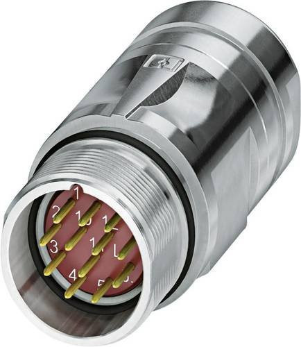 Phoenix Contact M23 Kupplungsteckverbinder mit SPEEDCON CA-12M1N8A95DU in Silber - Bild 1