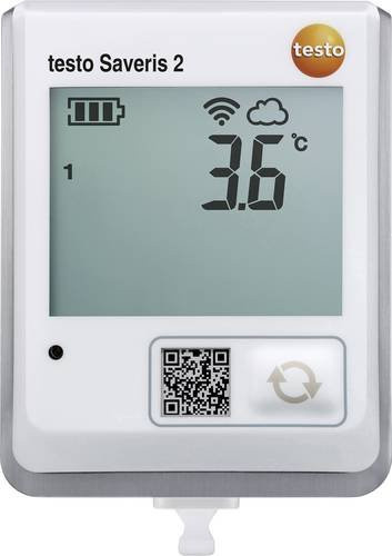 Testo 0572 2031 Saveris 2-T1 Temperatur-Datenlogger Messbereich -30 bis +50°C in Weiß - Bild 1