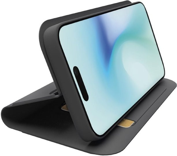 Apple Klapphülle mit Ständer und Soft-Touch-Oberfläche für das iPhone 16 Pro, Schwarz - Bild 1