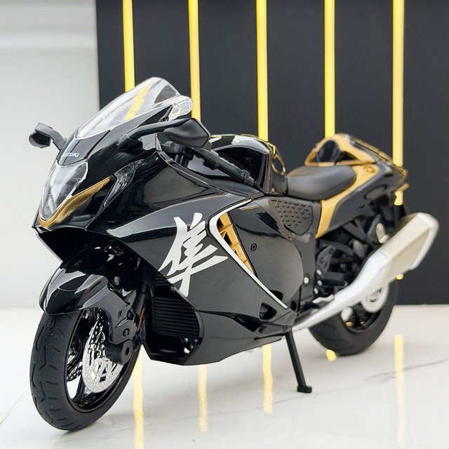 RMZ city Hayabusa GSX250R Motorrad, Spielzeugmodell, 1:12, Metall, mit Licht und Sound - Bild 1