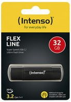 Intenso Flex Line USB-Stick 32 GB Schwarz mit USB-A und USB-C Anschluss - Bild 1