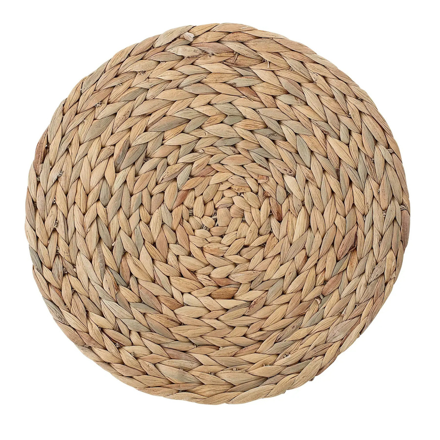 Bloomingville Platzset Ydun aus Wasserhyazinthe in Natur Beige Durchmesser: 35 cm - Bild 1