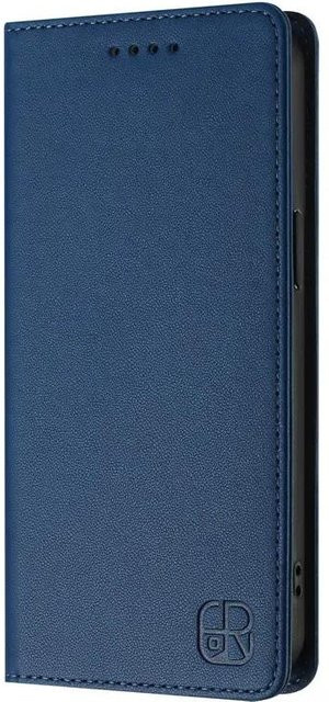 Luxus Leder-Handyhülle mit Geldbörsenfunktion und Magnetverschluss für Samsung Galaxy A13 5G (SM-A137), Dunkelblau - Bild 1