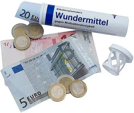 Modern Times Geschenkeröhrchen in Weiß, Höhe: 12,0 cm, Durchmesser: 3,0 cm - Bild 1