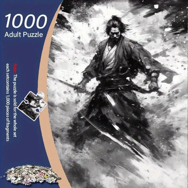AZNM Samurai-Krieger-Puzzle, Fantasy, 1.001 Teile - Bild 1