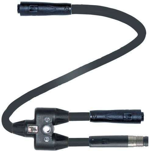 Pepperl+Fuchs 310812 Sensor- und Aktor-Verteiler mit Adapter, Schwarz, Länge: 0,3 m, 4 Polzahl - Bild 1