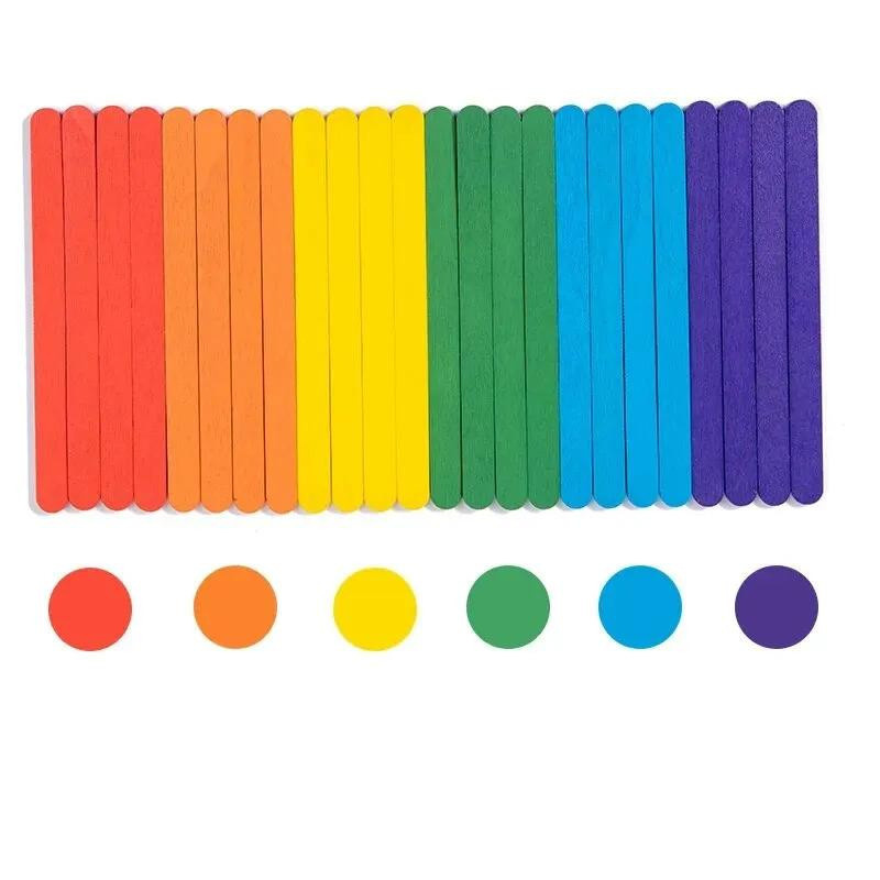 Linyi toy Regenbogen Puzzle Bunt / Mehrfarbig ab 3 Jahren - Bild 2
