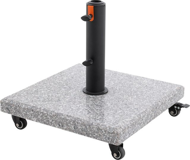 Doppler Granitsockel myZone mit Rollen in Grau, belastbar bis 40 kg - Bild 1