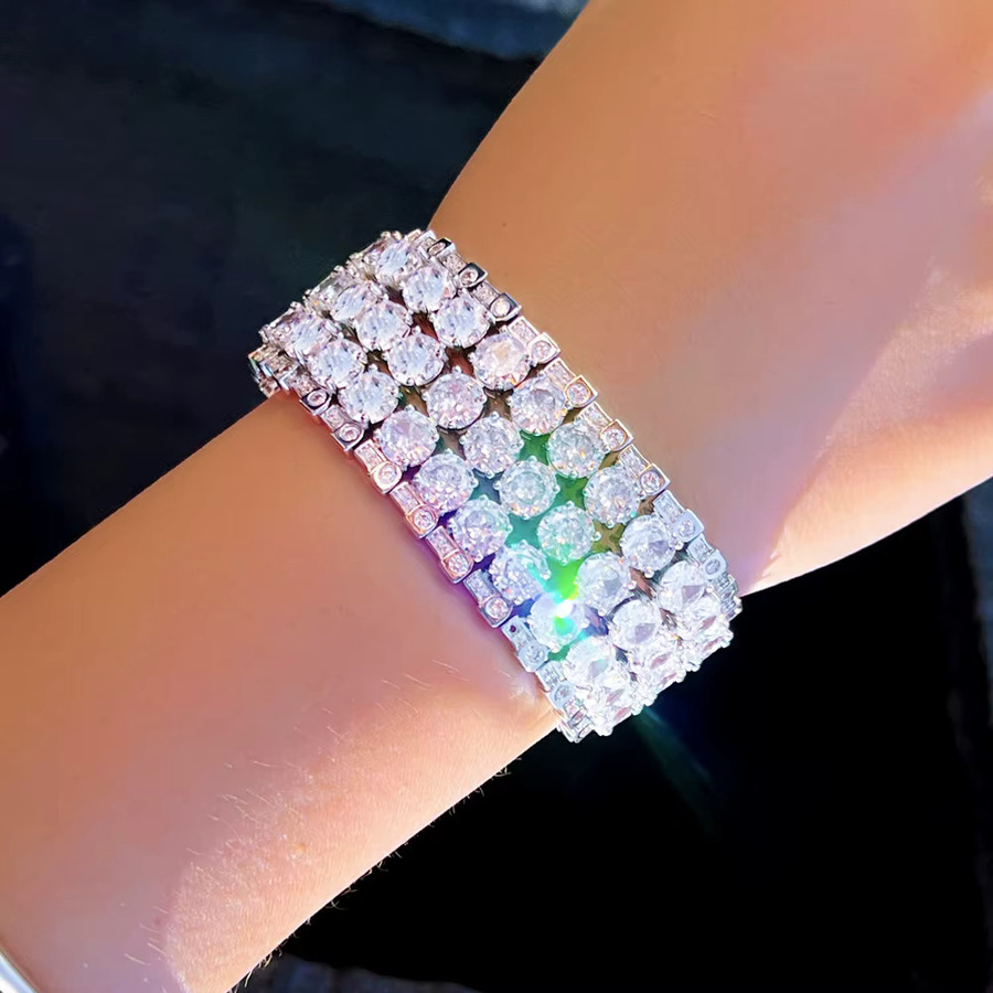 Pera Armband, Silber, Kristall, Damen - Bild 6