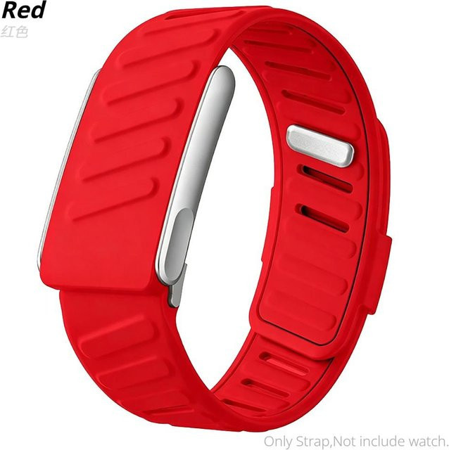 SportFlex Ersatzarmband für WHOOP 5.0, Silikon, rot, Unisex - Bild 1