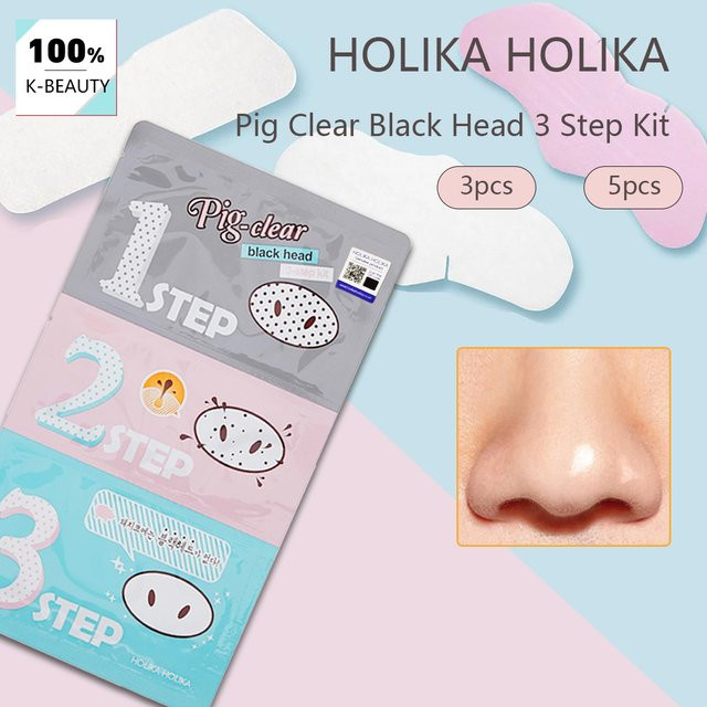 HOLIKA HOLIKA Pig Clear Black Head 3-Stufen-Kit, Unisex - Bild 1