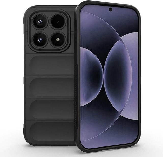 Xiaomi 17 Handyhülle aus weichem TPU in Schwarz, stoßfeste Schutzhülle - Bild 1