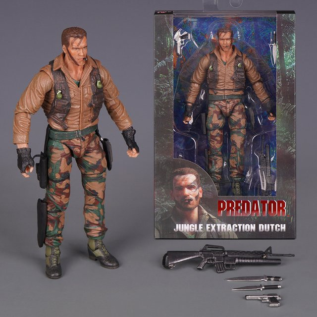 NECA Predator Jungle Extraction Dutch, Actionfigur - Bild 1