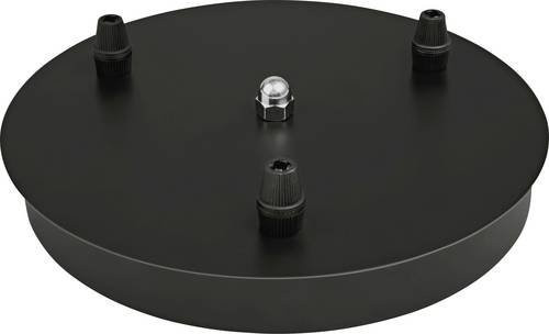 OSRAM HOMELIGHTING Vintage 1906 PenduLum Triple Canopy Round Pendelleuchten-Halterung aus Aluminium in Schwarz - Bild 1