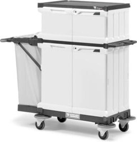 Kärcher Trolley Hotel Premium II aus Edelstahl in Weiß - Bild 1
