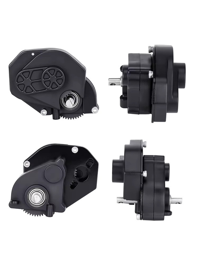 Axial Kunststoff-Getriebe, 1:24 RC Crawler Auto, Schwarz - Bild 5
