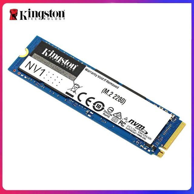 Kingston NV1 NVMe M.2 SSD Interne Solid-State-Festplatte 500 GB in Blau - Bild 1