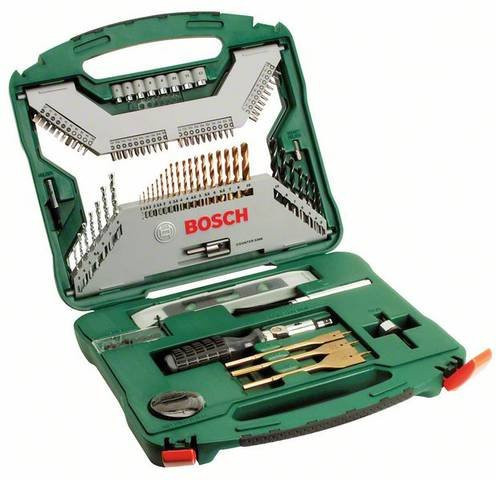 Bosch X-Line Titanium 100-teiliges Bohrer- und Bit-Sortiment für Metall, Stein, Beton, Holz und Mauerwerk - Bild 1