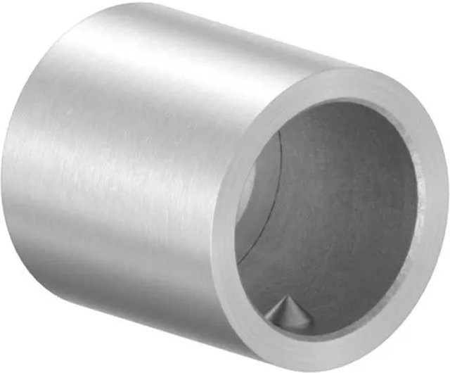 FeNau Wandbefestigung aus Edelstahl V2A in Silber gebürstet für Rohre mit Ø 21,3 mm - Bild 1